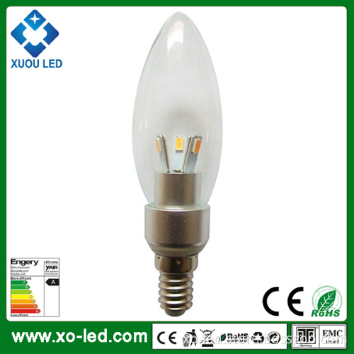 35*114mm 3W 6 SMD Samsung SMD 5630 LED Candle Light E12/E14/E17/B15